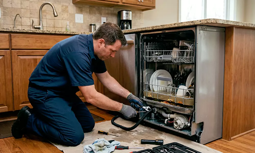 Dishwasher Not Draining Repair in Elizabeth, NJ