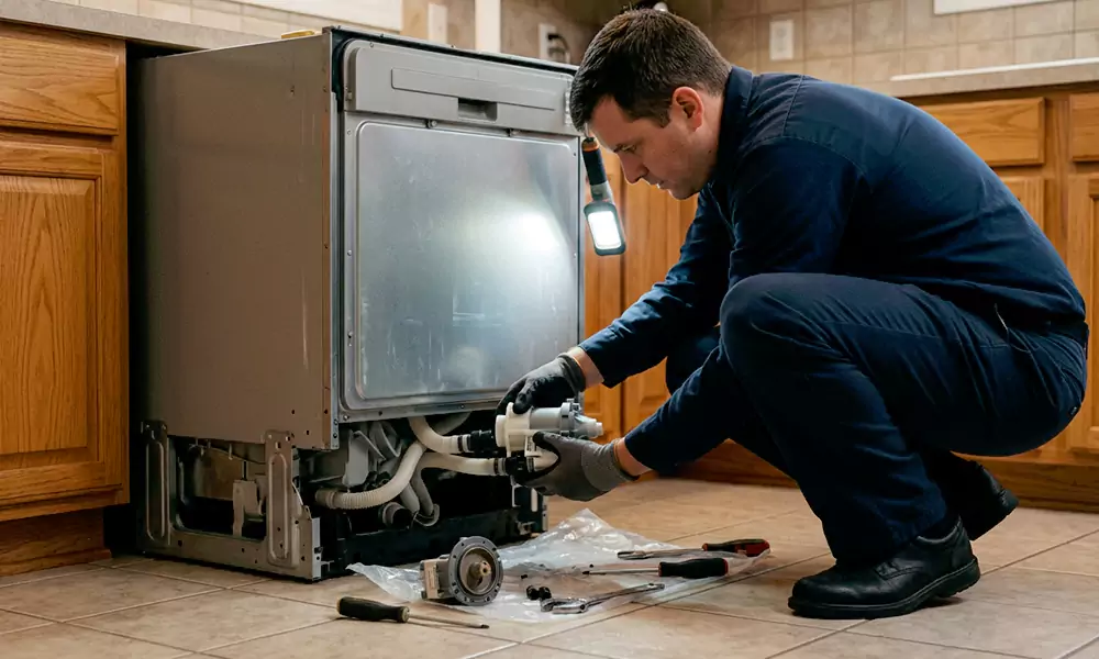 Dishwasher Pump Replacement in Elizabeth, NJ