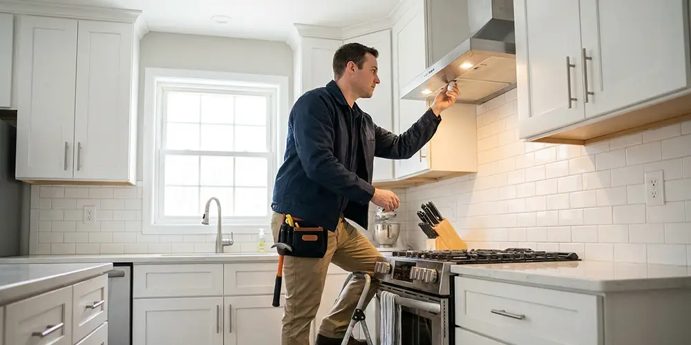 Range Hood Light Bulb Replacement in Elizabeth, NJ