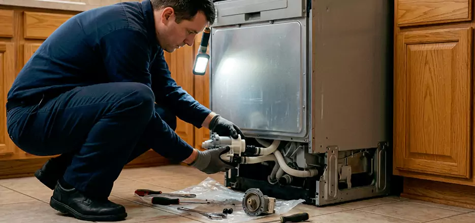Dishwasher Drain Hose Repair in Elizabeth