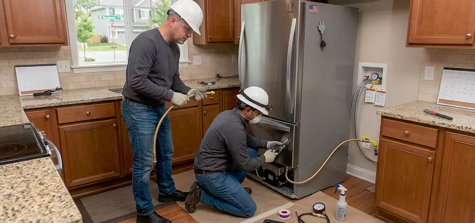 Propane Refrigerator Installation in Elizabeth
